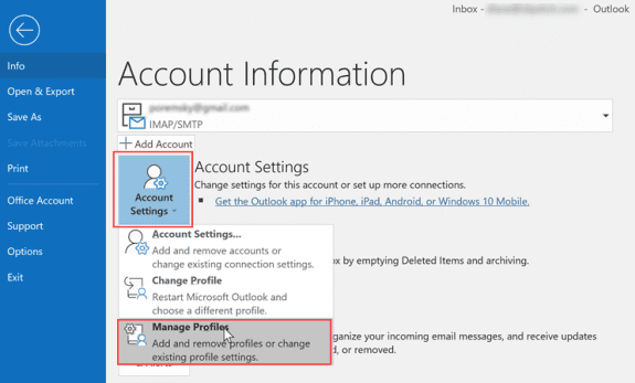 reset my outlook email password